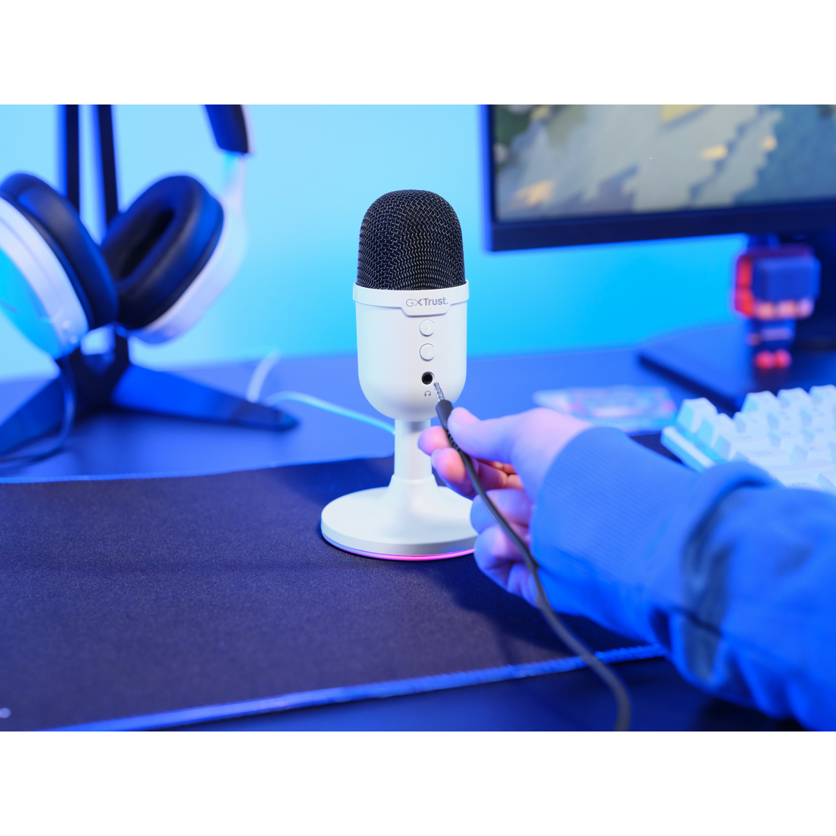 GXT234W YUNIX USB MICROPHONE WHITE