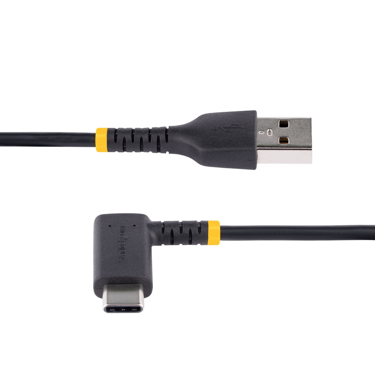 6ft USB A To C Charging Cable Angled