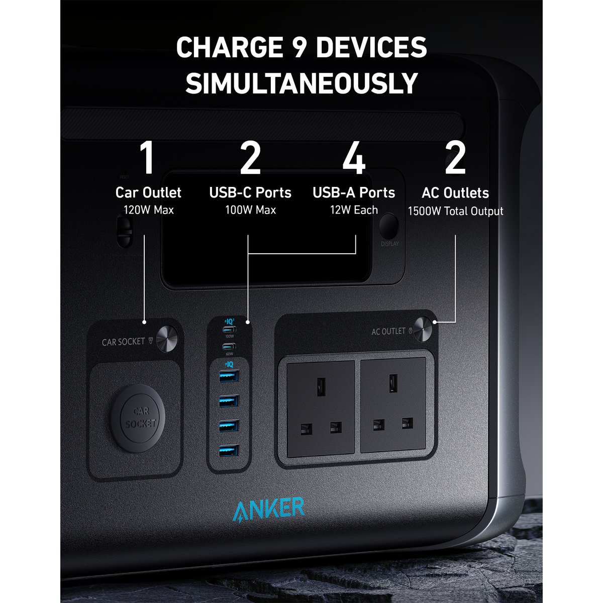 757 Portable Power Station 1229Wh