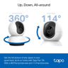 Pan/Tilt AI Home Security Wi-Fi Camera