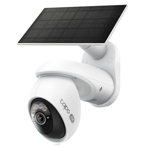 Solar-Powered Pan/Tilt Security Cam Kit