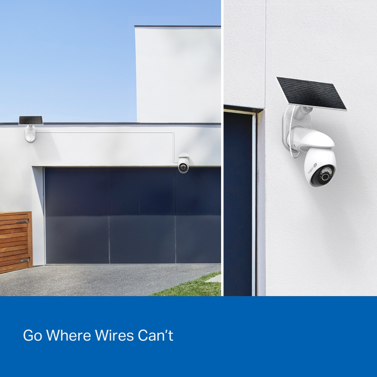 Solar-Powered Pan/Tilt Security Cam Kit