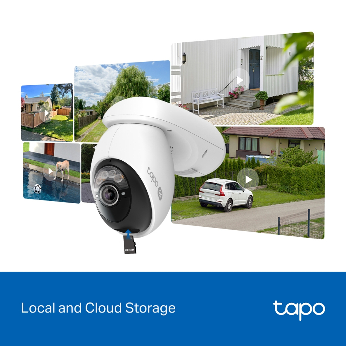 Solar-Powered Pan/Tilt Security Cam Kit