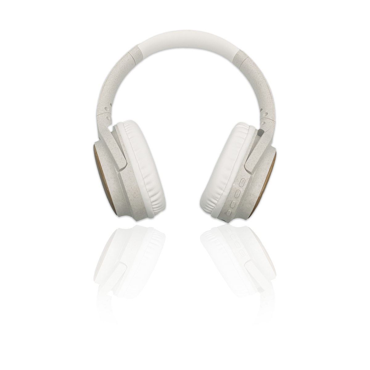 Bio Rechargable Bluetooth Headphones WHT
