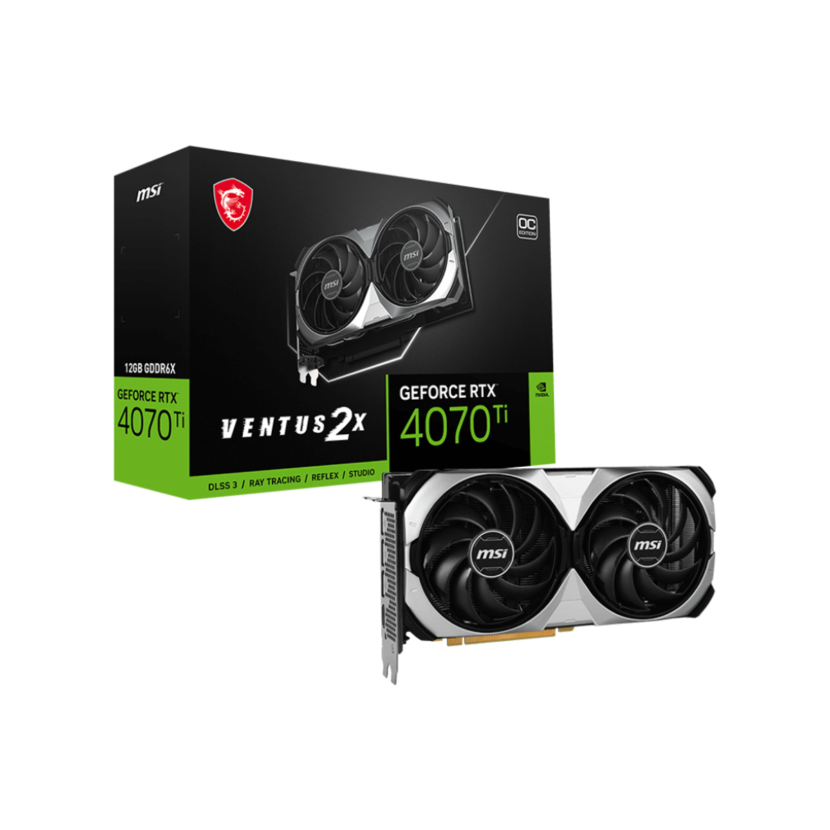 GPU NV 4070Ti Ventus 2X 12G OC Fan