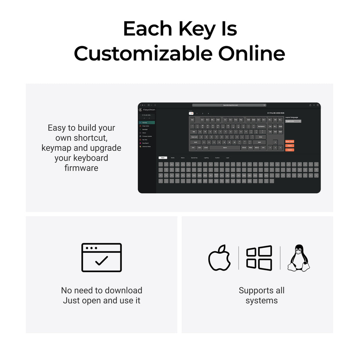 C1PX-M3-UK 80% Keyboard