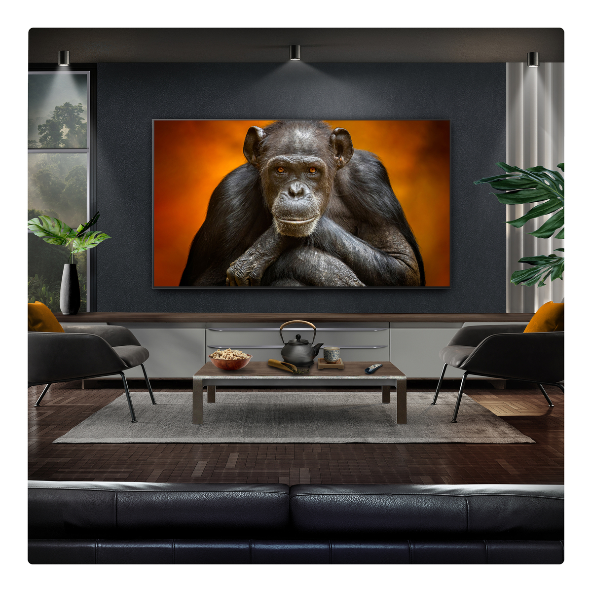LG G54 65 inch OLED with Wall Mount