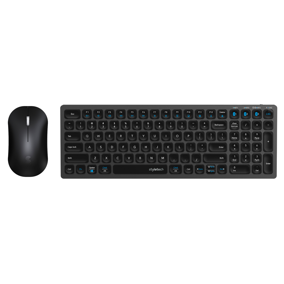 StyletechMultModeW'lessMouse&KeyboardBlk
