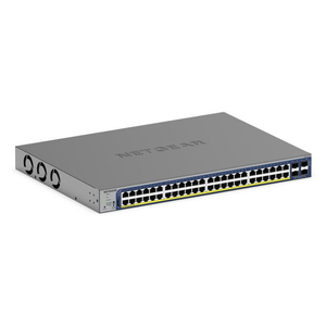Netgear, 48P GE POE+ SMART SWTH W/10G SFP+