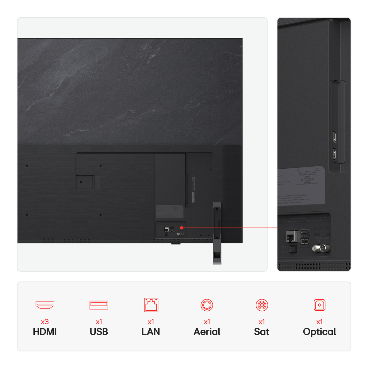 LG QNED84A 55 inch Quantum Dot Mini LED