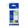 TZE145 18mm White On Clear Label Tape