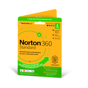 Norton, 360 Standard 10GB 1 Device 12MO