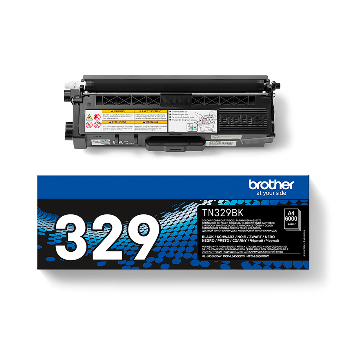 TN329BK Black 6k Pages Toner