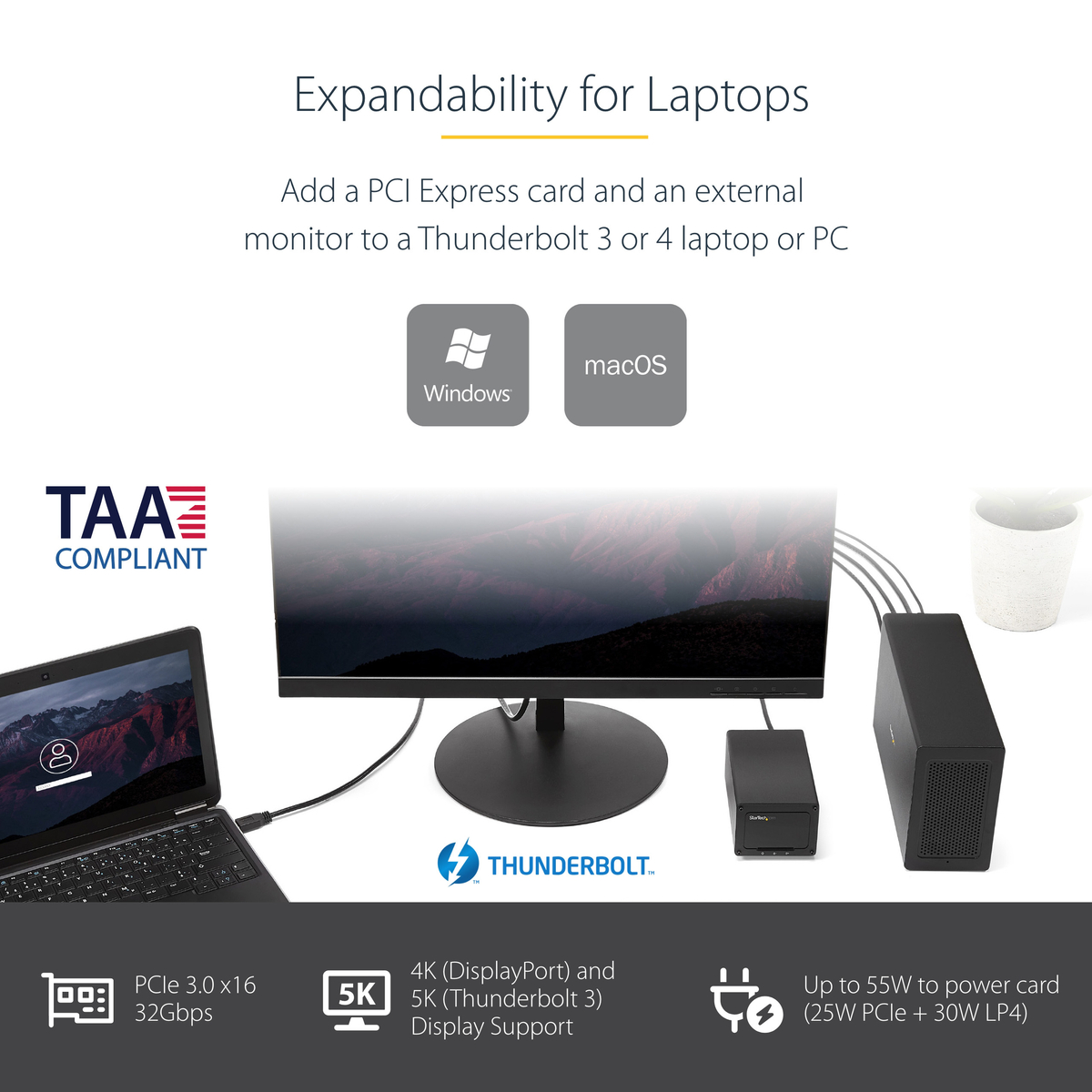 Thunderbolt 3 PCIe Expansion Chassis