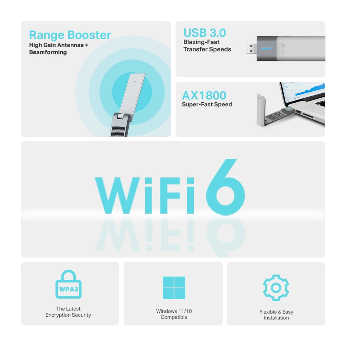 AX1800 High Gain Wireless USB Adapter