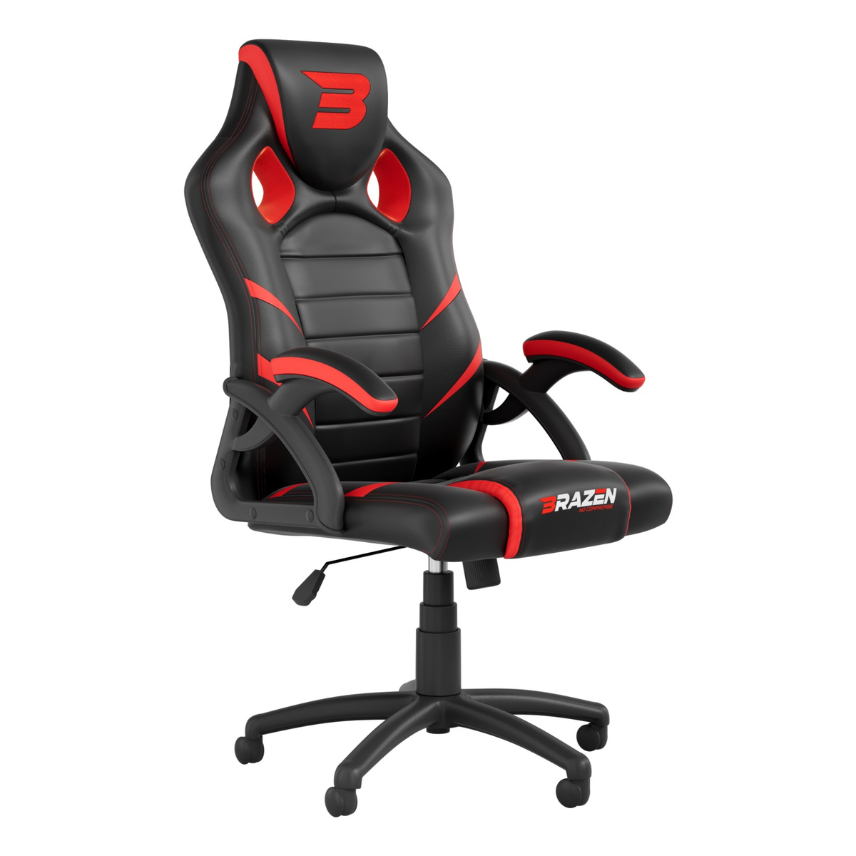 BraZen Puma PC Gaming Chair - Red