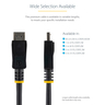 2m DisplayPort Cable with Latches - M/M