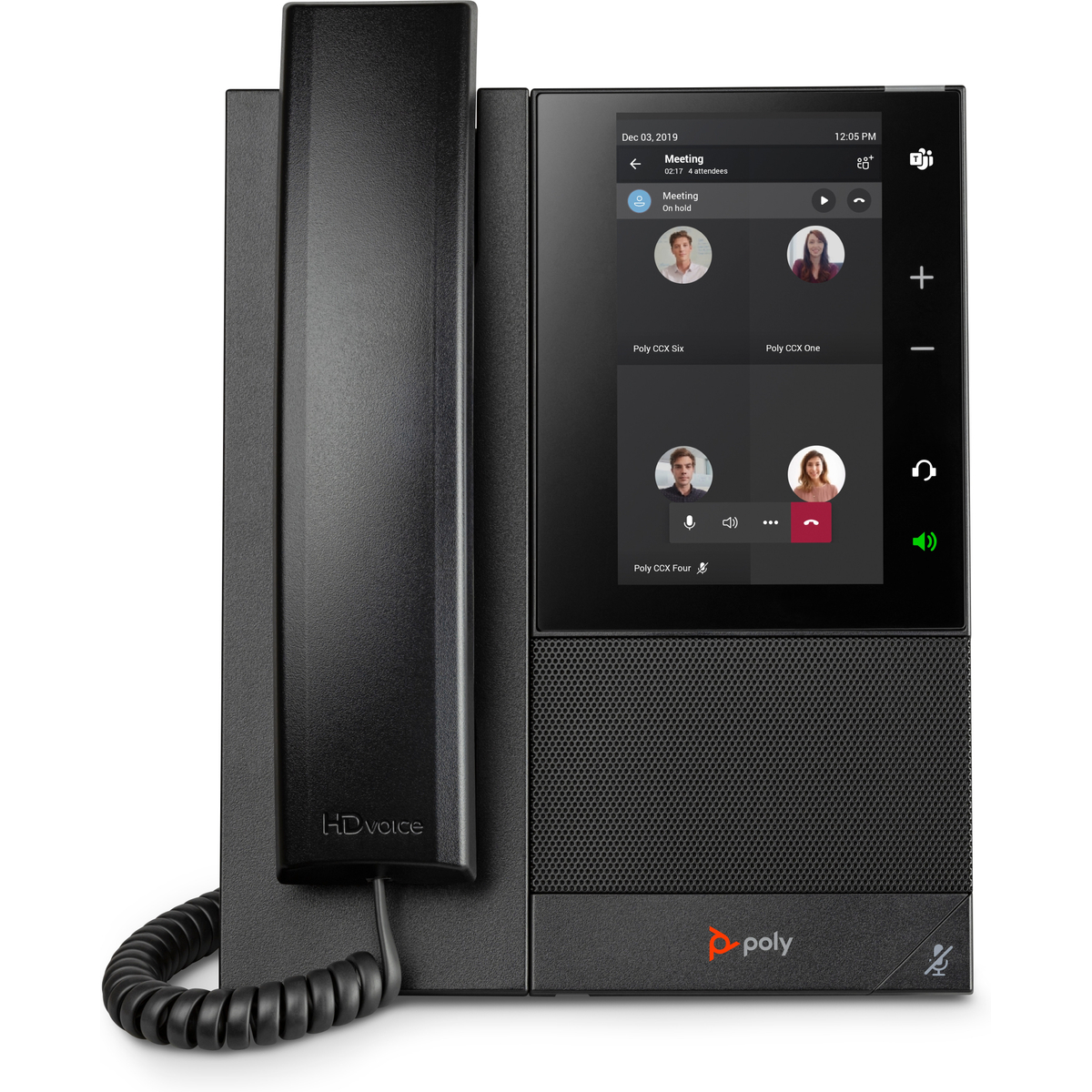 CCX500 Media Phone Teams POE ExcludesPSU