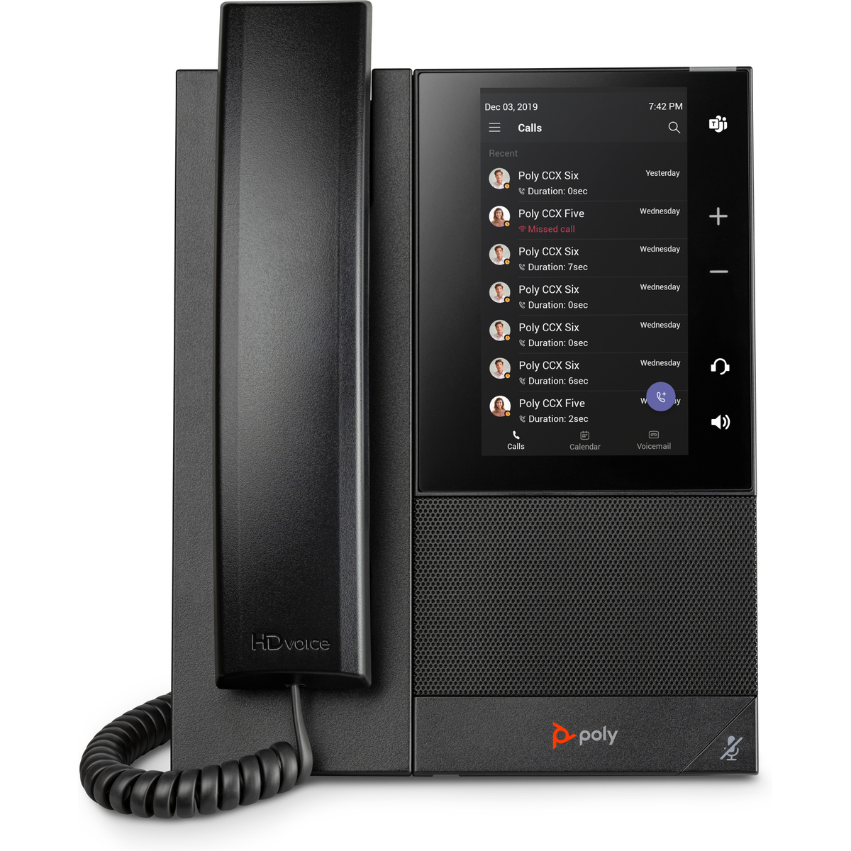 CCX500 Media Phone Teams POE ExcludesPSU