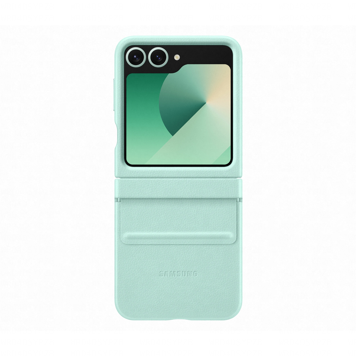 SAM_Z Flip6 _Faux Leather Case_Mint