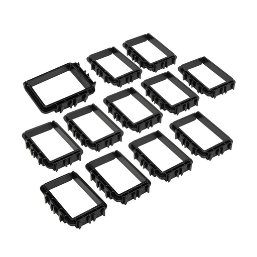 Cable Management D-Rings 3X4In 12Pk