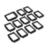 Cable Management D-Rings 3X4In 12Pk