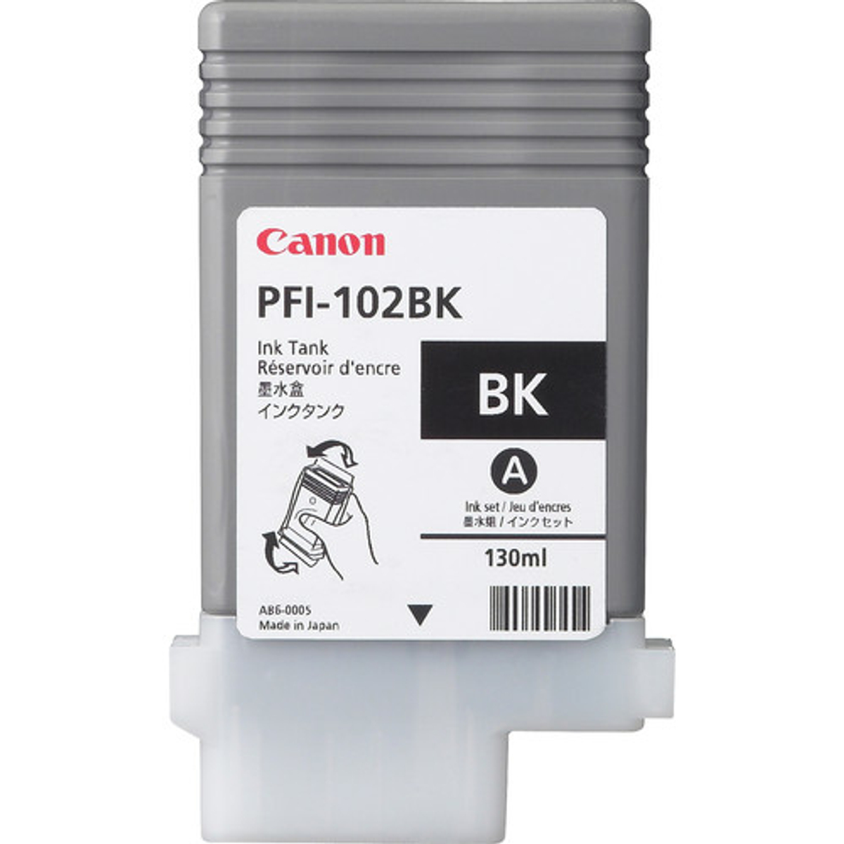 PFI102BK Black Ink Cartridge 130ml