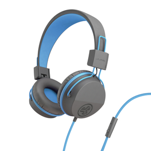 JLab Audio, Folding Kids Headphones Blue/Grey