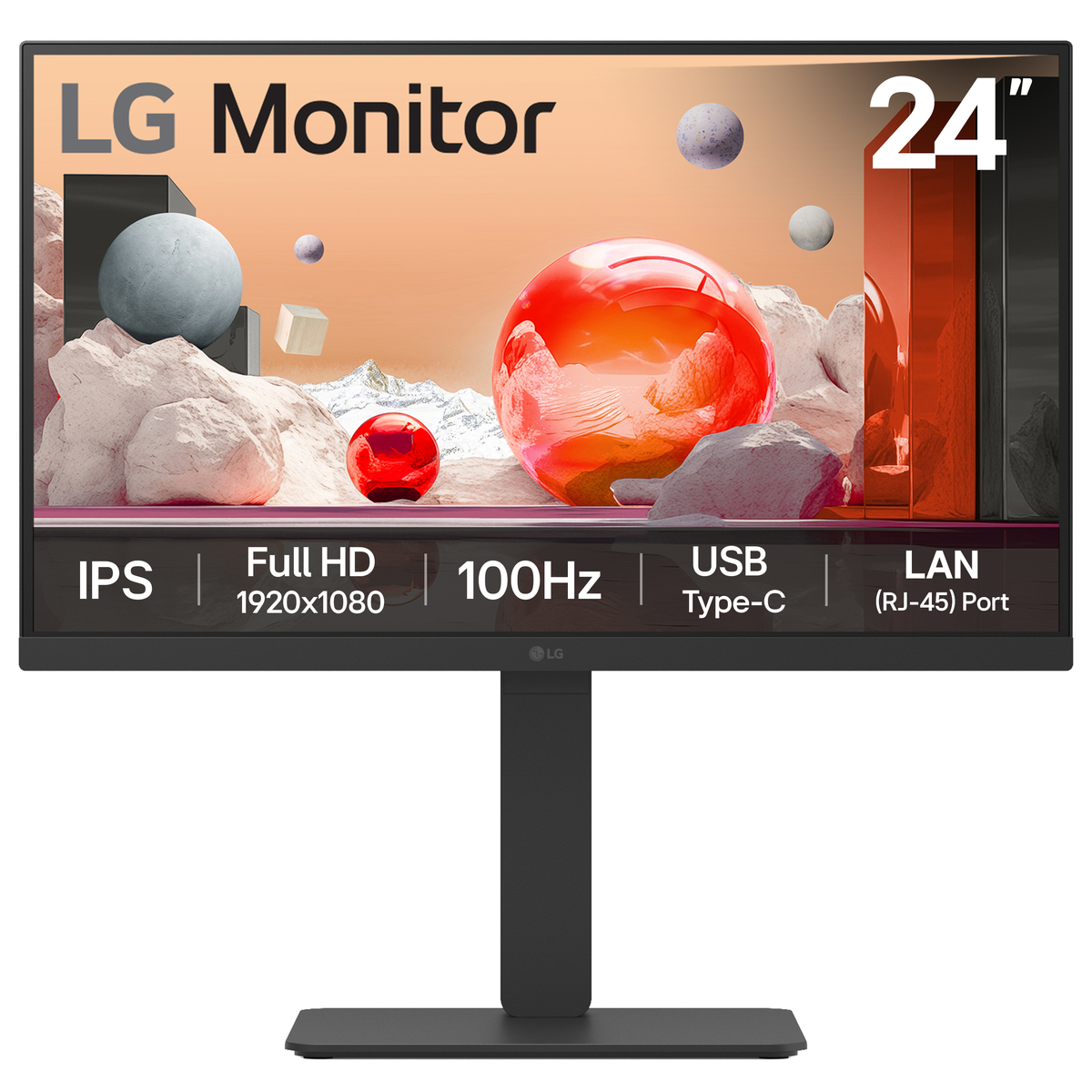 24BA750-B.AEK HDMI VGA DisplayPort