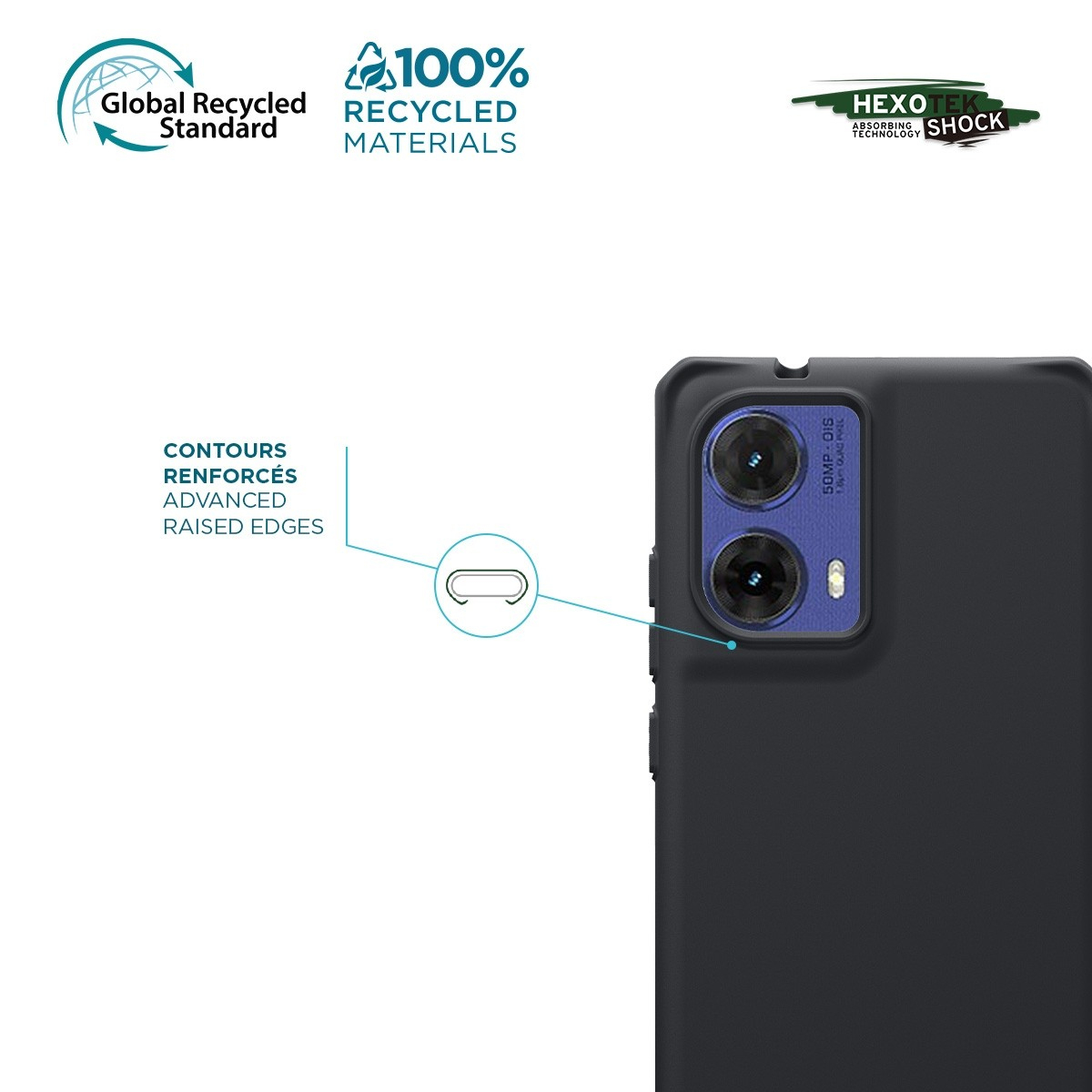 Spectrum_R Case Moto G85 Solid BLK Mat