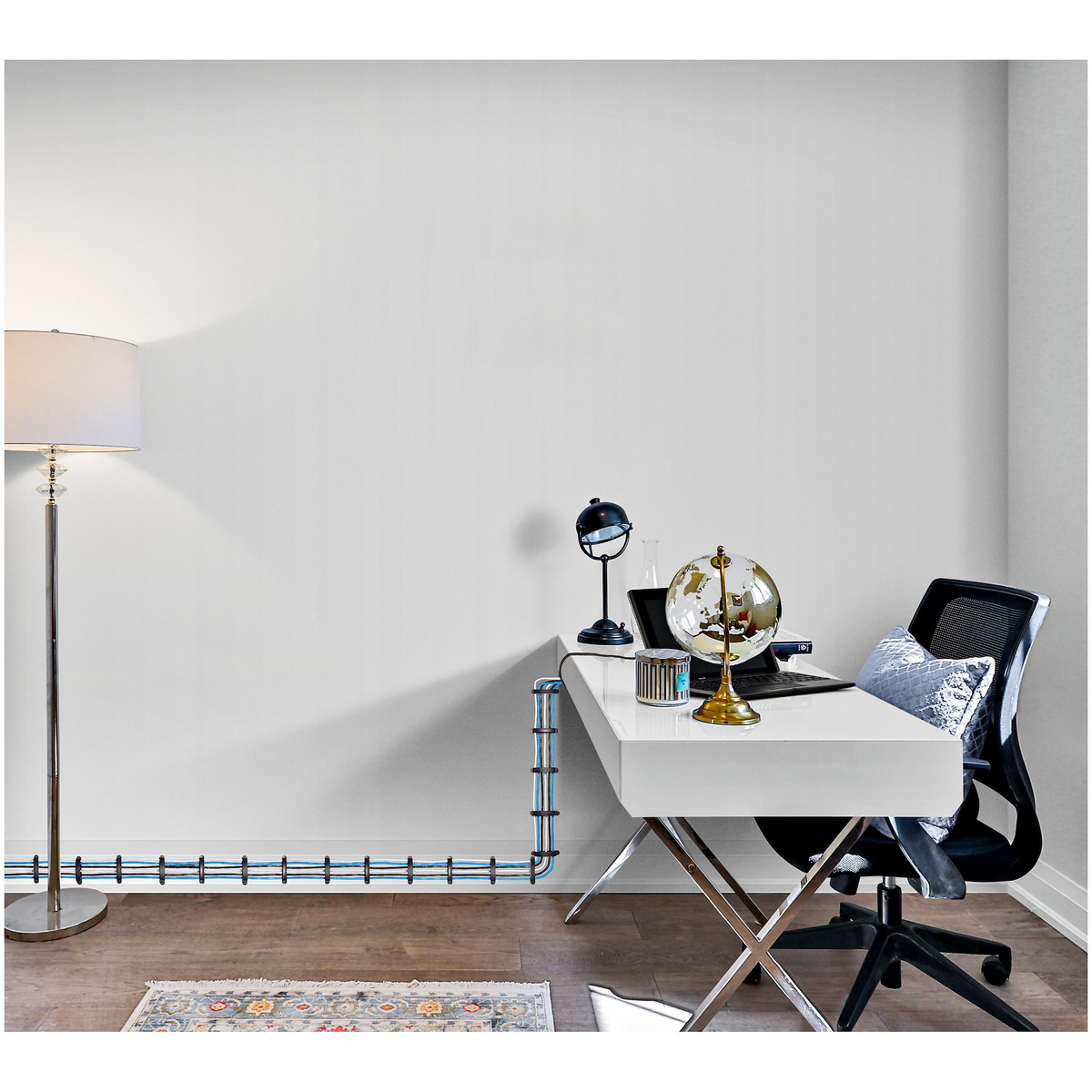 100 Cable Management Clips 6 Cord Comb