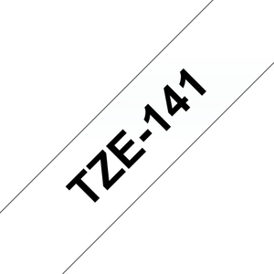Brother, TZE141 Black On Clear Label Tape