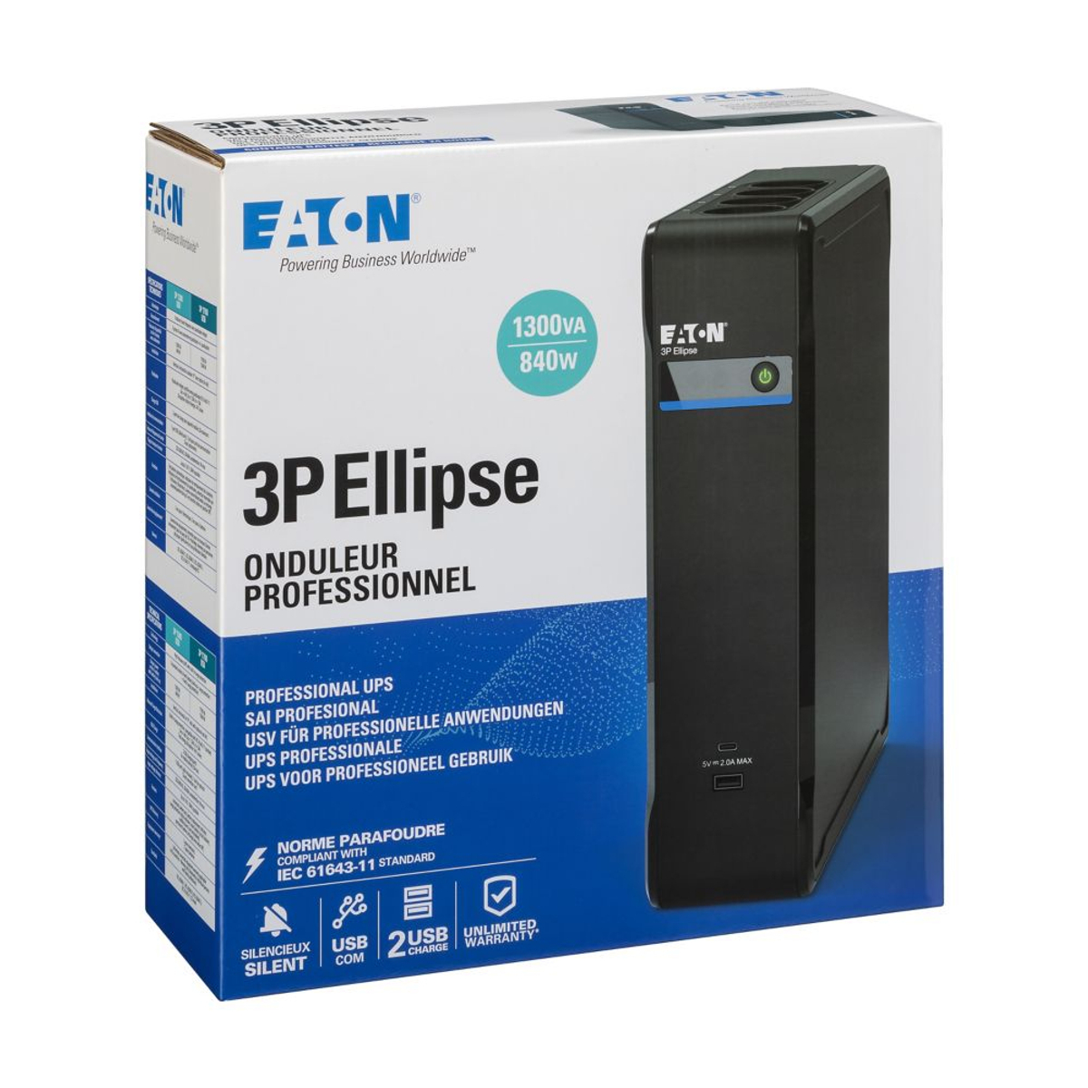 Eaton 3P Ellipse 1300 USB IEC