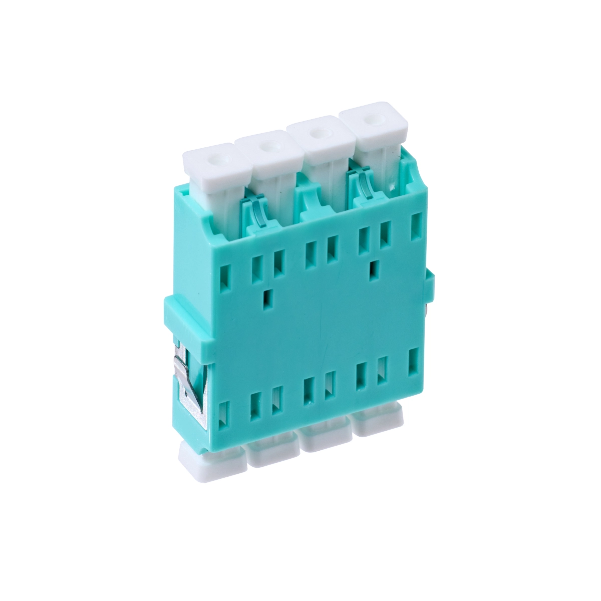 LC OM3  OM4 Flangeless Coupler Quad Cer