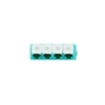 LC OM3  OM4 Flangeless Coupler Quad Cer