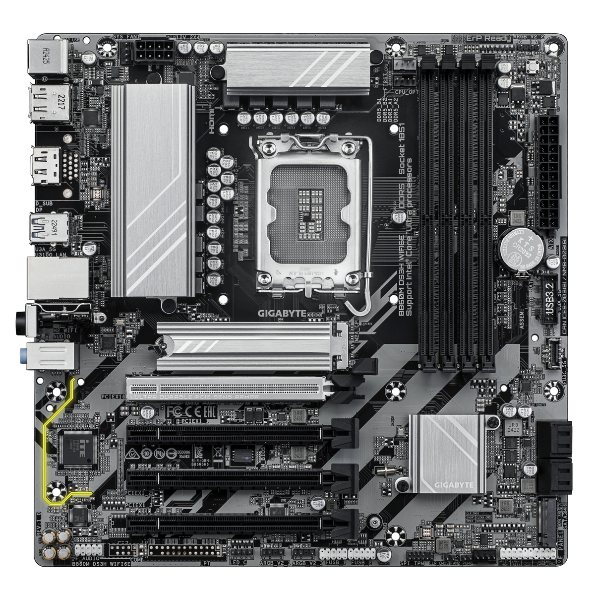 MB INT B860M DS3H WIFI6E D5 MATX
