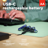 USB-C Rechargeable Batteries 4P - AA