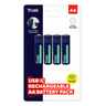USB-C Rechargeable Batteries 4P - AA