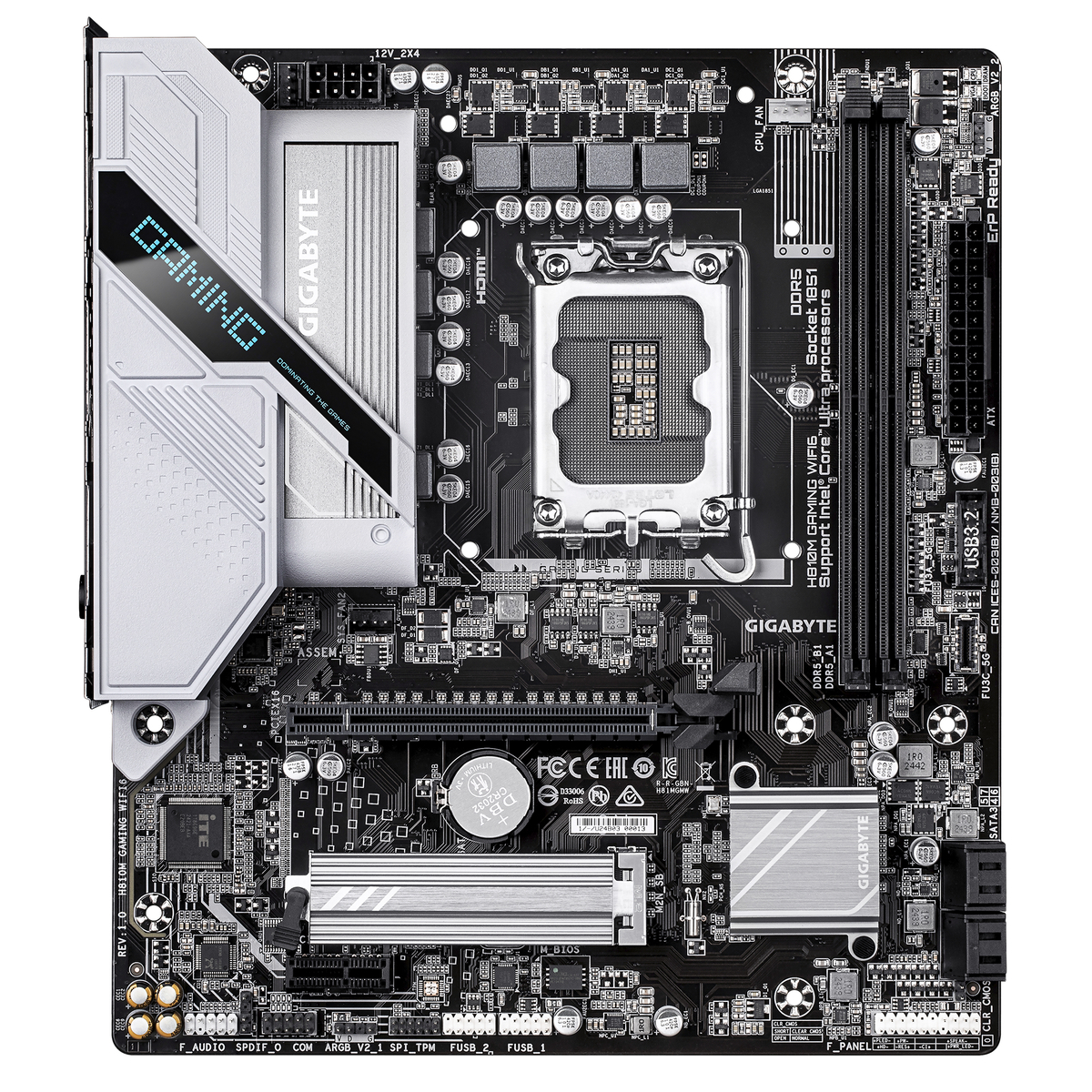 MB INT LGA1851 H810M GAMING WIFI6 D5MATX