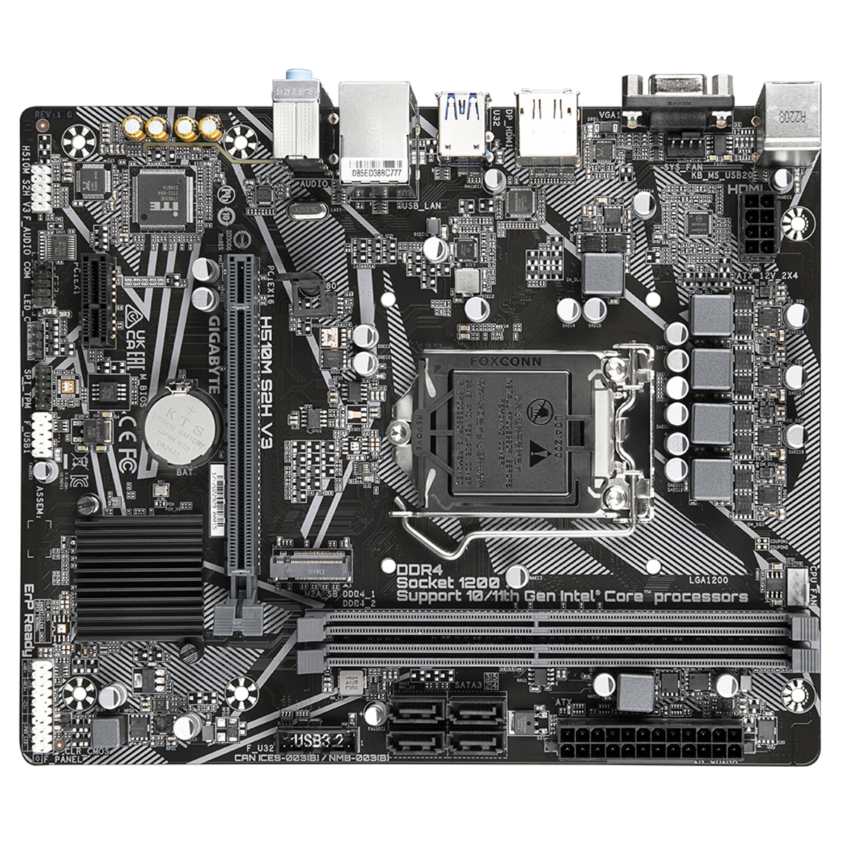 MB INT 1200 H510M S2H V3 D4 MATX