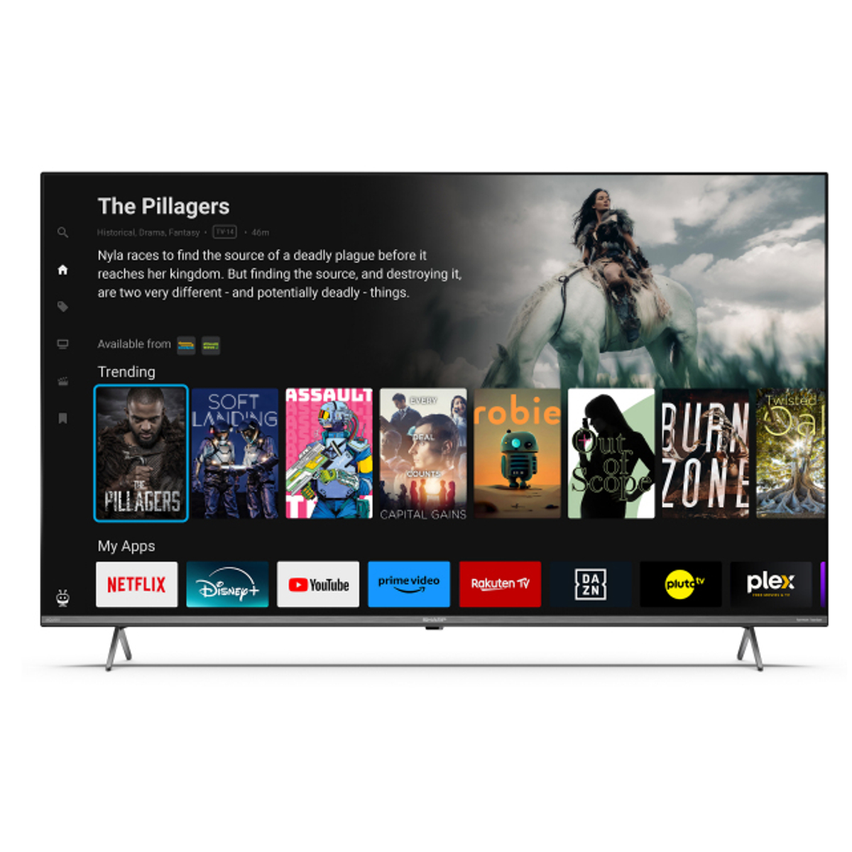 SHARP 50 UHD Q-LED TIVO SMART