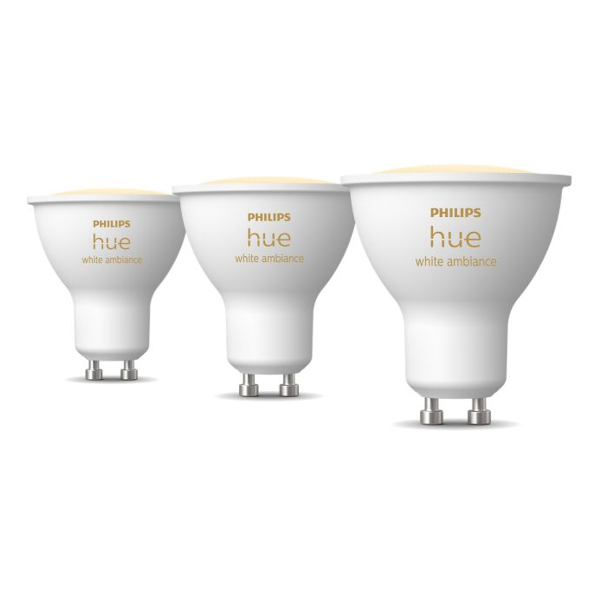 Philips HueWA 4.3W GU10 3P EUR