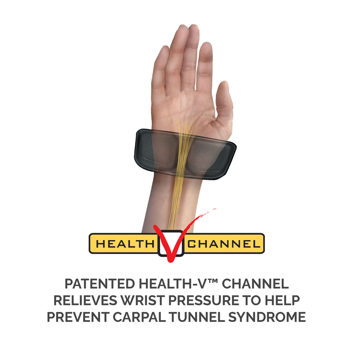 Health V Fabrik Keyboard Support Black