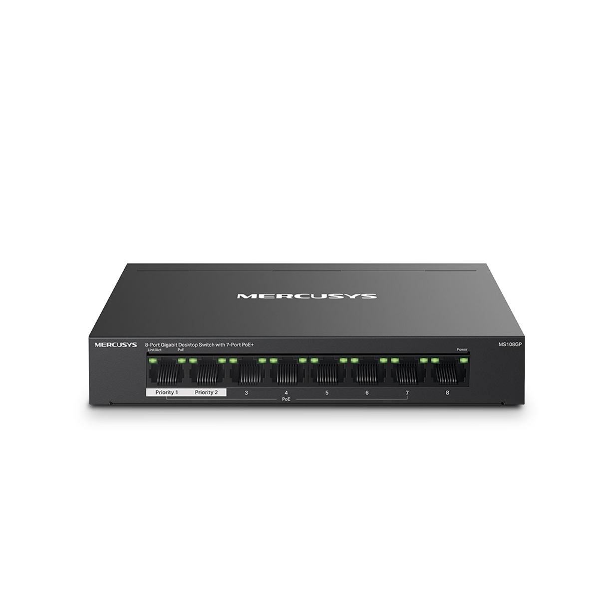 8-Port Gigabit  Switch With 7-Port PoE+