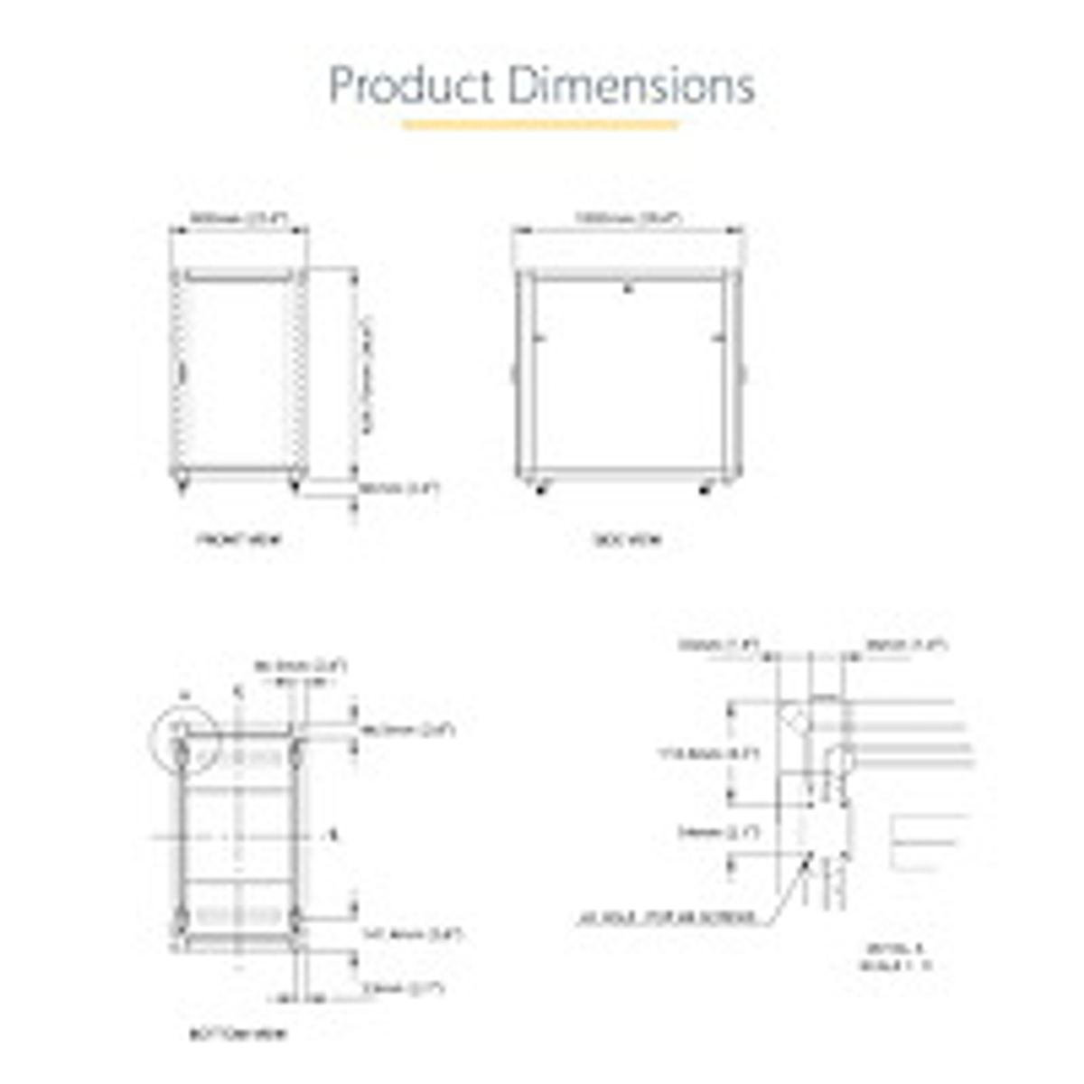 Rack - Server Cabinet - 18U - Lockable