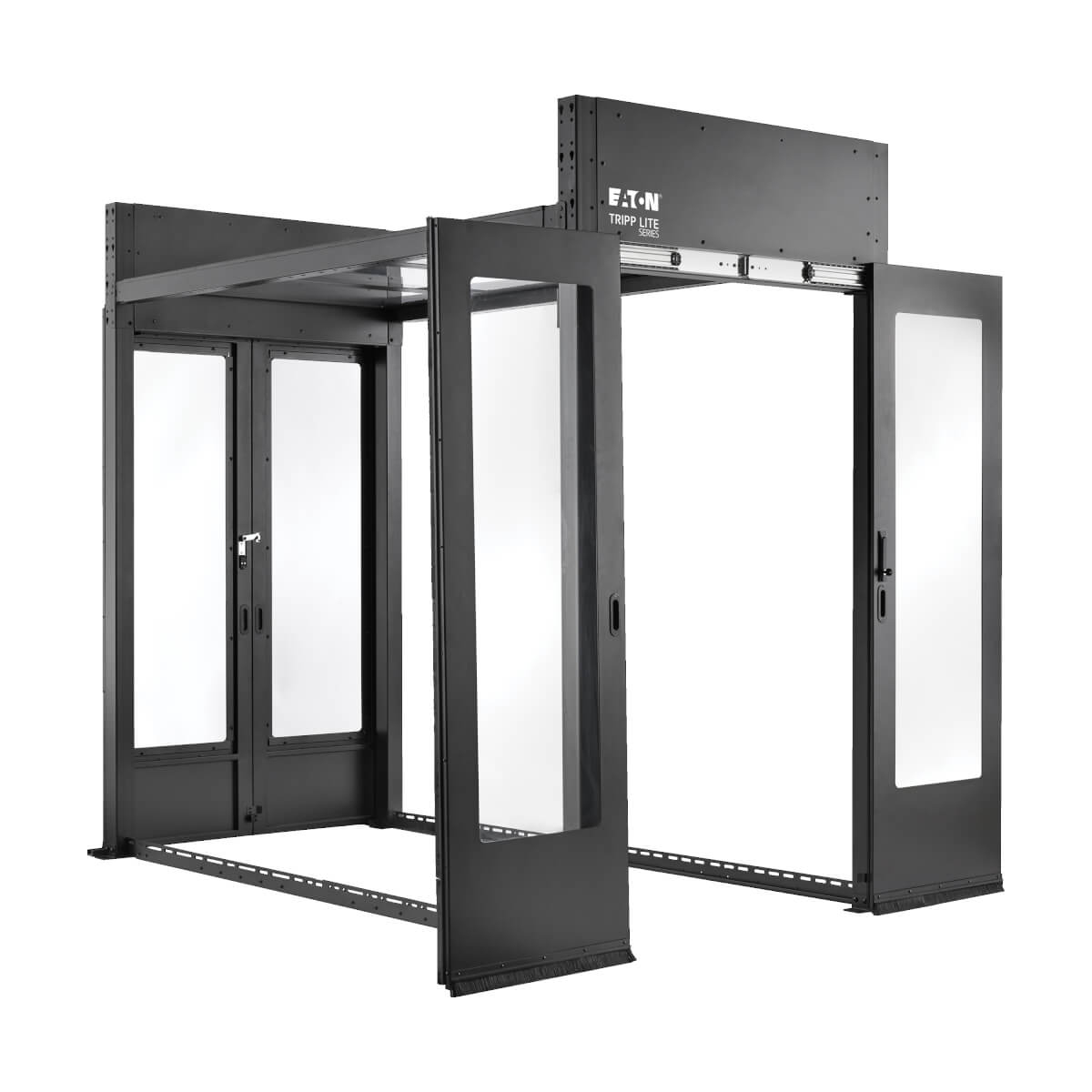 Sliding Double-Door Hot/Cold Aisle