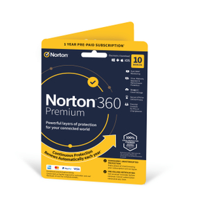 Norton, 360 Premium 75GB 10 Device 12MO