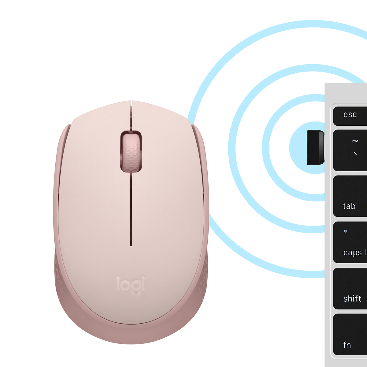 M171 Wireless Mouse - ROSE