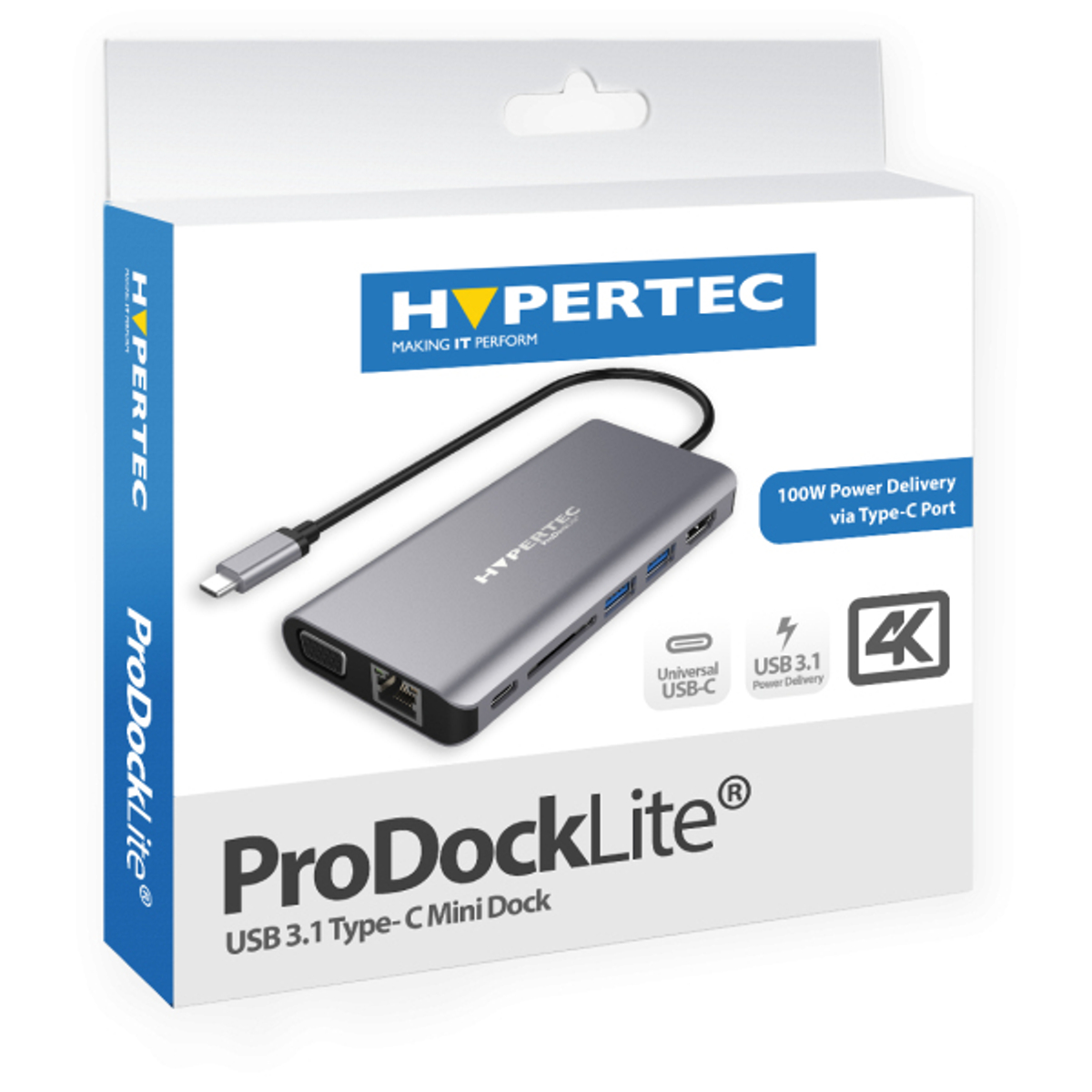 ProDockLite USBC HDMI VGA USB RJ45 SD