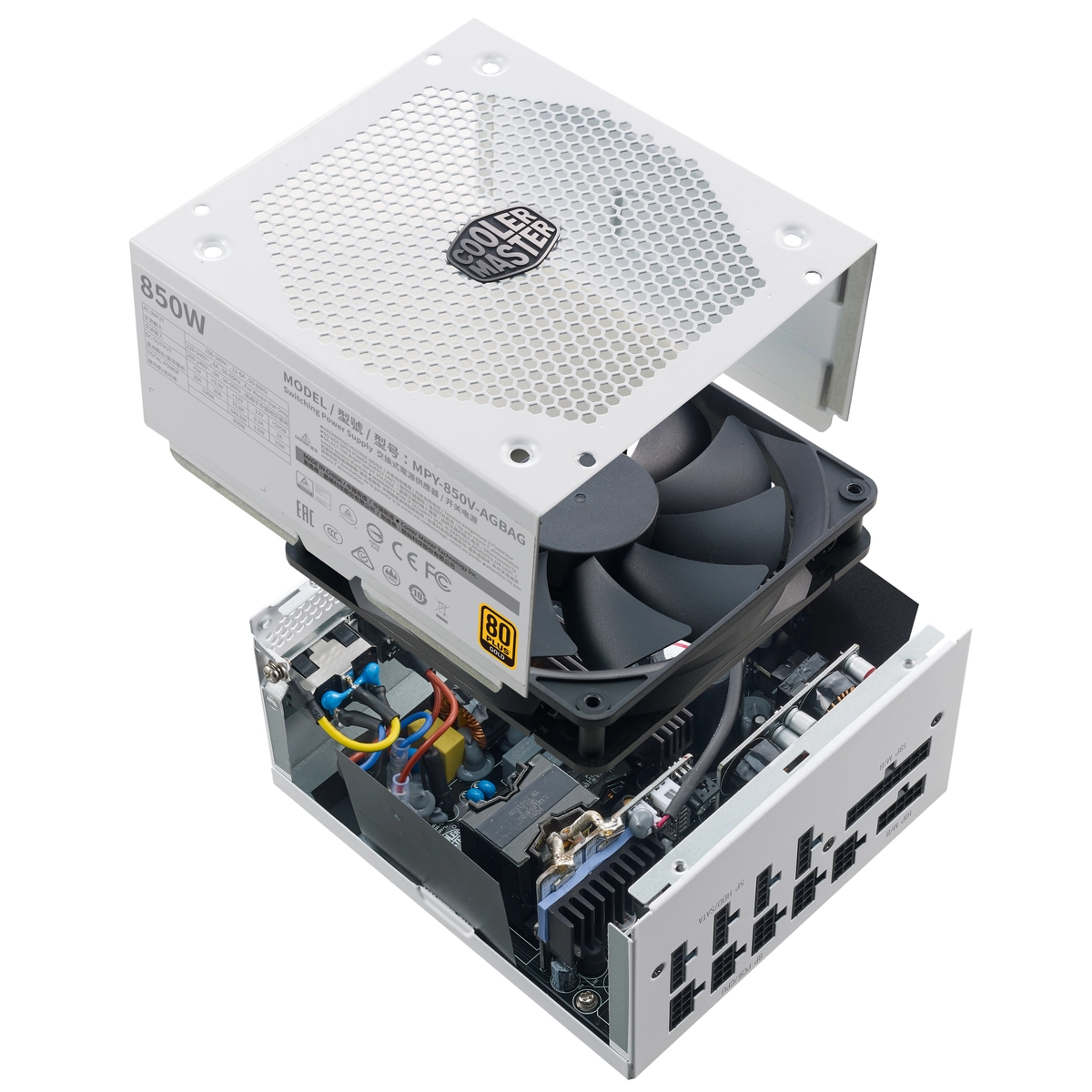 PSU 850W V850 ATX MOD WHITE